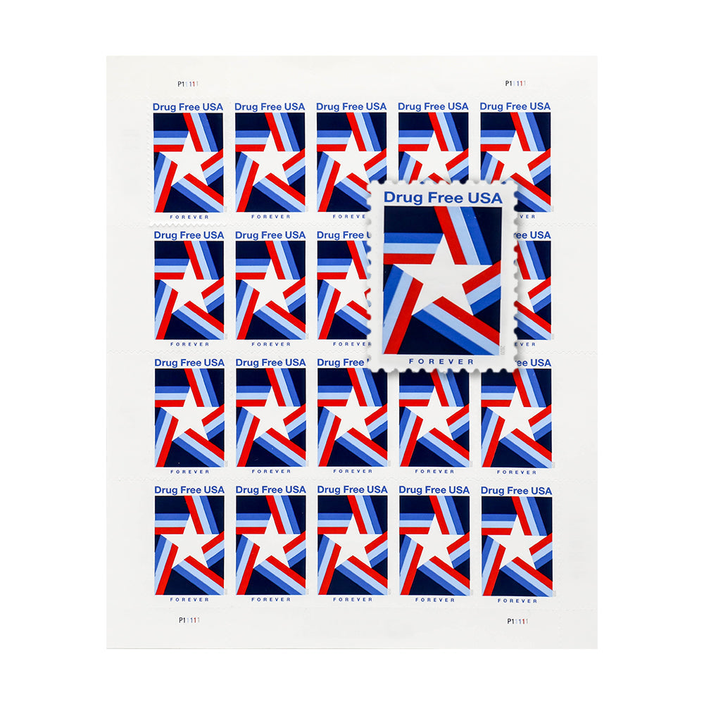 2020 US Drug Free Forever Stamps